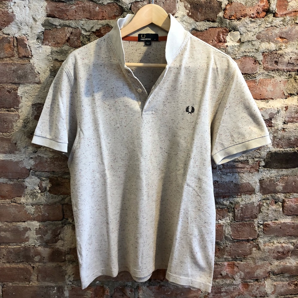 Fred Perry Speckled Polo - Tan - Medium